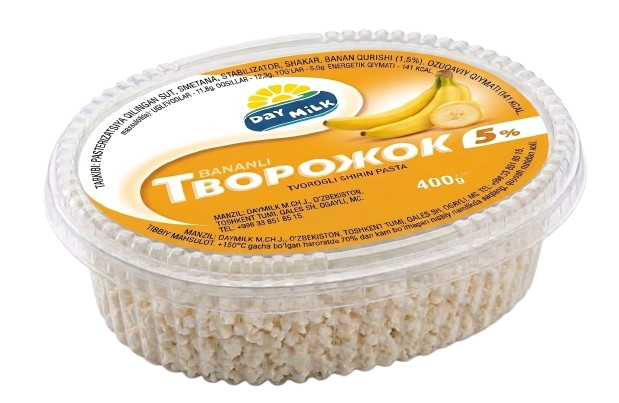Bananli tvorojok 5%